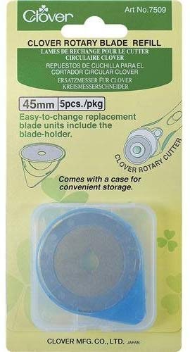 CLOVER 45mm Rotary Blade Refill-5 per Package