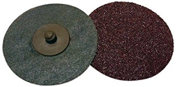Mckay 3" 36 Grit Abrasive Rollock Sanding Discs AKA Quick Change Mandrel Pads - 25pc Set