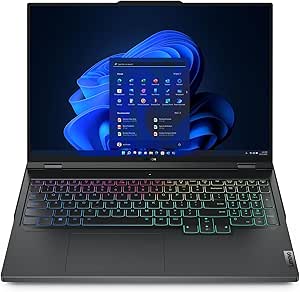 Lenovo Legion Pro 7 Gen 8 AMD 16" Gaming Laptop (2024 Model) AMD Ryzen 9 7945HX 16C, NVIDIA GeForce RTX 4090 16GB, 32GB RAM, 2TB (1TB 1TB) NVMe SSD, 16.0" IPS QHD  500 nits 240Hz, Windows 11 Home