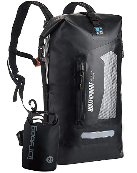 IDRYBAG Waterproof Dry Bag Dry Sack, Lightweight Dry Backpack Water Sport, Hiking Dry Backpack Shoulder Straps 30l
