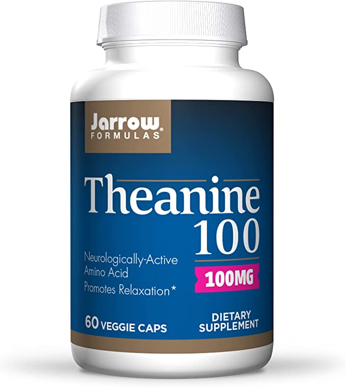 Jarrow Formulas Theanine , Promotes Relaxation, 100 mg, 60 Caps