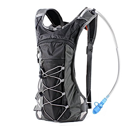 Hydration Pack Backpack with 70 oz 2L Water Bladder for Running, Hiking, Cycling, Climbing, Camping, Biking