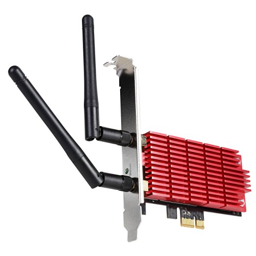 Rosewill WiFi Adapter / Wireless Adapter / PCI-E Network Card , 802.11AC Dual Band AC1300 PCI Express Network Adapter