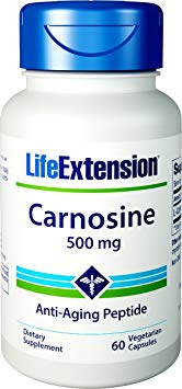 Life Extension Carnosine 500 mg 60 Vegetarian Capsules