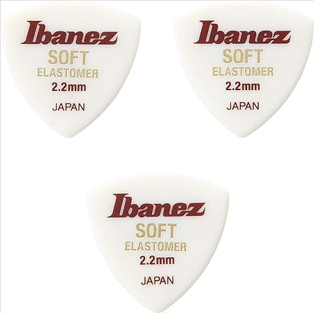 Ibanez Elastomer Series, BEL4ST22, Soft, 3 Pack 2.2mm, Triangle