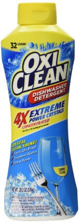 OxiClean Dishwasher Detergent, Lemon Clean, 20.3 Oz