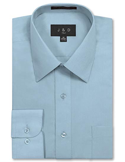 JD Apparel Men's Regular Fit Dress Shirts