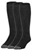 Galiva Men's Cotton Extrasoft Over The Calf Cushion Socks, 3 Pairs, Large, Black
