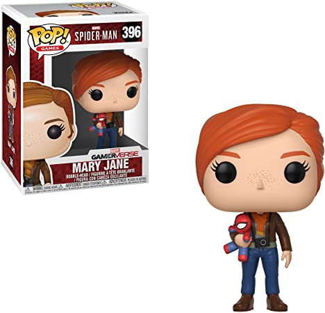 Funko Pop Marvel Games: Spider-Man Video Game - Mary Jane Collectible Figure, Multicolor