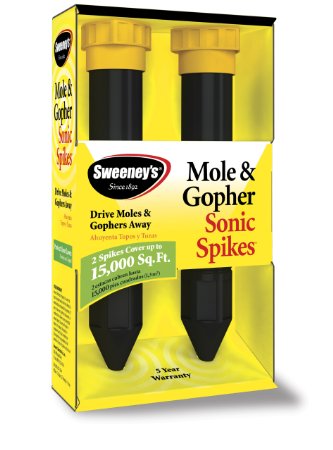 Sweeney's 9012 Mole and Gopher Twin Pack Sonic Spikes (not available in CO, HI, NM, PR)