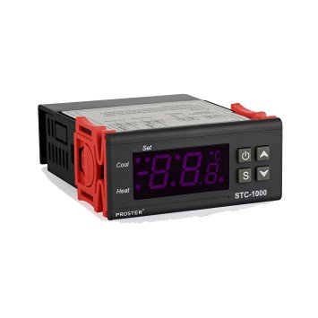 Temperature Controller, Proster STC-1000 All-purpose Digital Thermostat, Temperature Calibration with Temperature Sensor Probe
