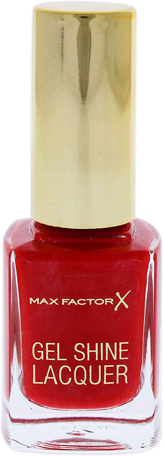 Max Factor Gel Shine Lacquer Nail Polish, 11 ml, 25 Patent Poppy