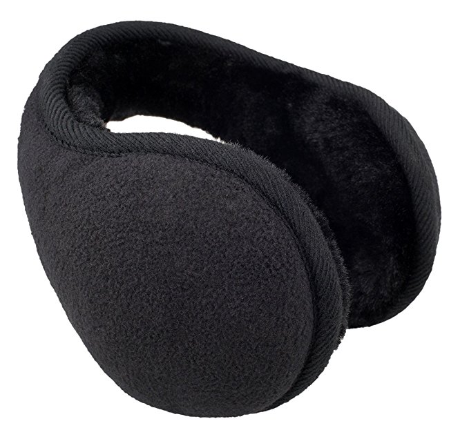 Knolee Unisex Classic Fleece Earmuffs Foldable Ear Muffs Winter Accessory Outdoor EarMuffs