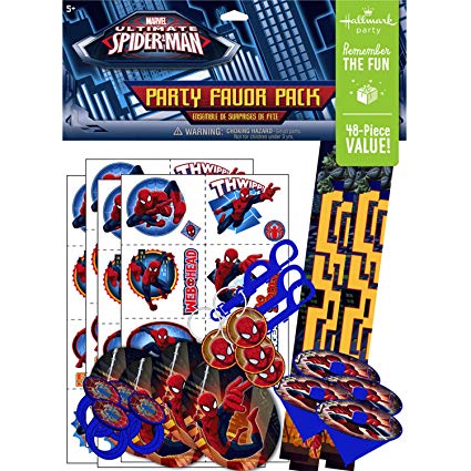 Spiderman Party Favor Value Pack