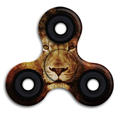 Top1VA Lion New Style Cool Hand Spinner Stress Reducer Hand Toy Tri-Spinner Fidget Finger Toy For Kids And Adult