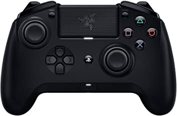 Razer RZ06-02610100-R3G1 Raiju Tournament Edition Wireless and Wired Gaming Controller with Mecha Tactile Action Buttons, Interchangeable Parts and Quick Control Panel, Black