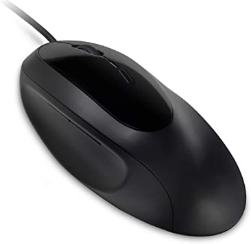 Kensington Pro Fit Ergonomic Wired Mouse – Black (K75403WW)