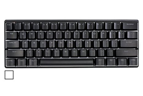 CODE 61-Key Illuminated Mechanical Keyboard with White LED Backlighting - Cherry MX Clear