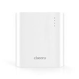 Cheero 13400mAh In-built Panasonic Lithium ion Battery External Power Bank for iPhone 6 Plus65 iPad 4AirMiniMini 2 iPod Touch and Android Phones - White