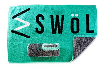 Swol Fitness - Fast Dry Gym Towel - Antimicrobial with Naturally Anti-Odor Bamboo for Exercise Weightlifting and Sports - Grab Yours Now and Be Our #swolmate