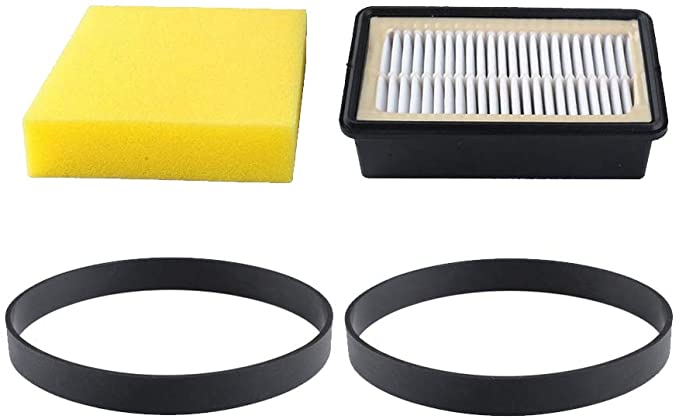 Poweka 9595a Filter and Belt Fits for Bissell Vacuums - Replacement Parts 3031120 Belts and 1008 Pre Motor and Post Motor Filter