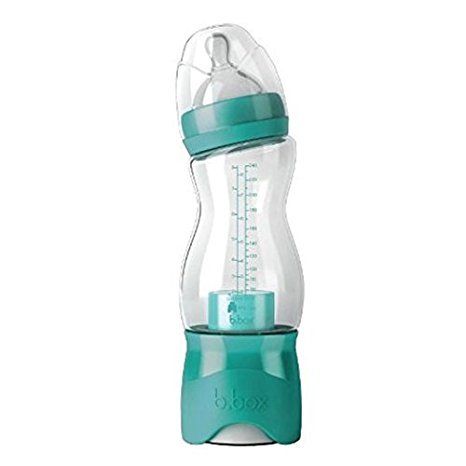 B. Box Essential Baby Bottle - Aqua - 8 oz