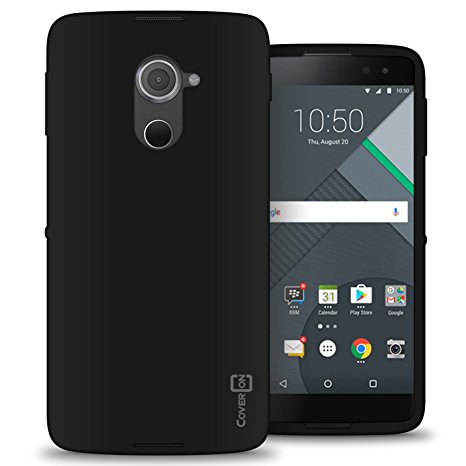 Alcatel Idol 4S Case, CoverON [FlexGuard Series] Slim Soft Flexible TPU Rubber Phone Cover Case for Alcatel Idol 4S / Idol 4S Windows 10 - Black