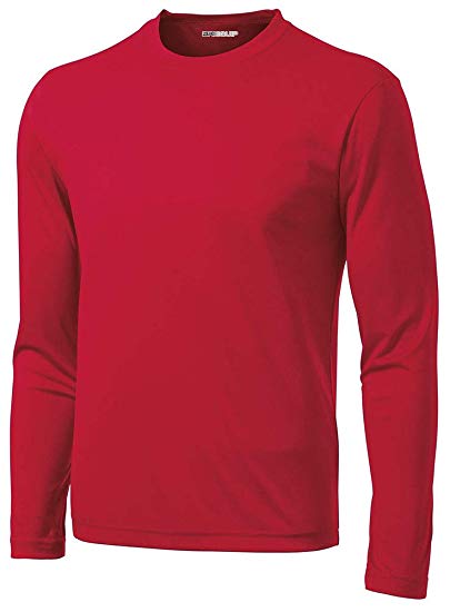 DRI-Equip Long Sleeve Moisture Wicking Athletic Shirts