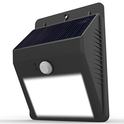 Solar Lights Lampat Garden Waterproof Wireless Security Bright Motion Sensor Light For Outdoor Wall yard deck Auto On  Off -No Tools Required Peel N Stick