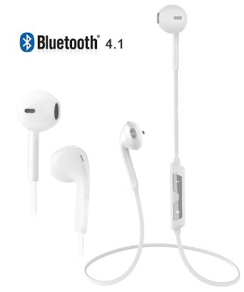 Bluetooth Headphone Aoleca Bluetooth V4.1 Wireless Sweatproof Sporting Headset In-Ear Sports Earbuds with Mic/APT-x and Noise Cancelling Function