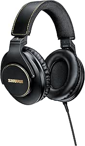 Shure Srh840A Écheur Enreille sur-Earre pour Écoute et Sucherination, Cassement Professionne