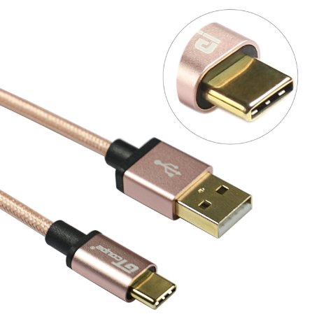 USB Type C Cable, OKPOW Hi-speed Gold Plated Nylon Braided USB Type C to Type A (USB-C to USB-A) Cell Phone Charging Cable for MacBook 12 inch Google Chromebook Pixel Nexus 5X/6P 3.3ft/1M