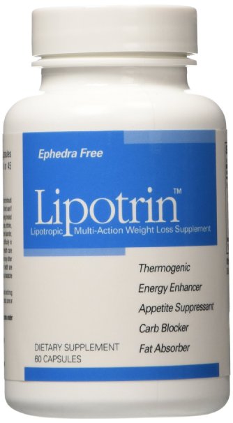 Lipotrin Carb Blocker and Fat Absorber (3 Bottle Pack) 180 Capsules