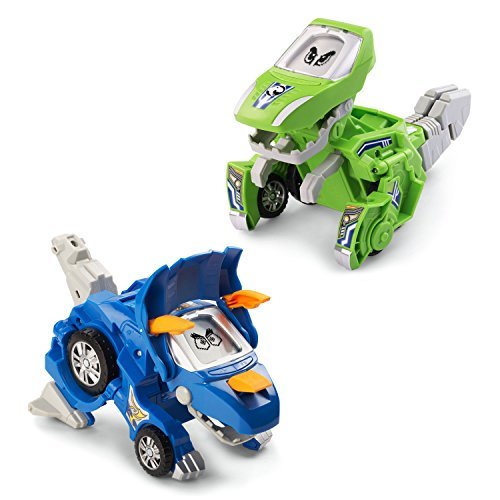 VTech Switch & Go Dinos - Animated Dinos 2-pack with Sliver and Horns