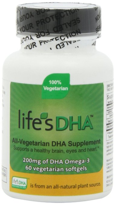 NEW Martek Life's DHA Omega-3 200mg DHA 60 all-vegetarian softgels (Pack 1)