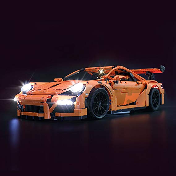 LIGHTAILING Light Set for (Technic Porsche 911 GT3 RS) Building Blocks Model - Led Light kit Compatible with Lego 42056(NOT Included The Model)