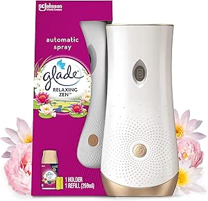 Glade Automatic Spray Diffuseur Relaxing Zen - Infusé Aux Huiles Essentielles