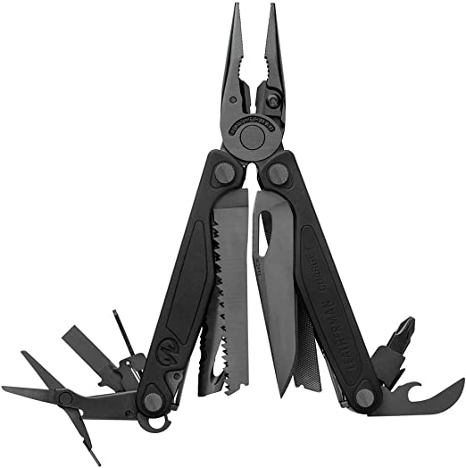 LEATHERMAN - Charge Plus Multitool with Scissors and Premium Replaceable Wire Cutters, Black