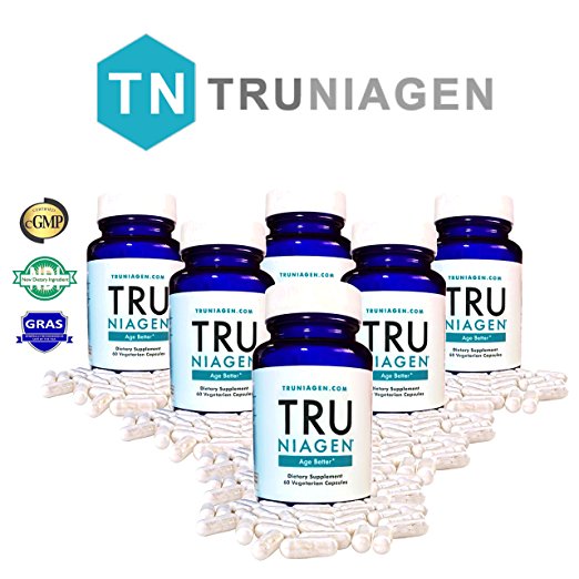 TRU NIAGEN - The world's most advanced NAD  booster 250mg Per Serving (360 capsules/125mg)