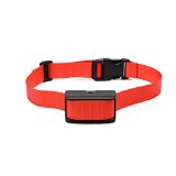 Oternal Electronic No Bark Control Dog Training Collar with Adjustable Sensitivity Control Red Nylon Collar an High Quality and Effective Pet Training Device for 25-120 Pounds Dog Keeping a Quiet Environment At HomeIndoor