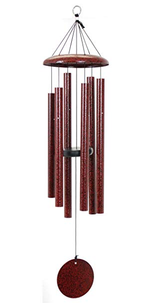 Corinthian Bells 36-inch Windchime, Ruby Splash