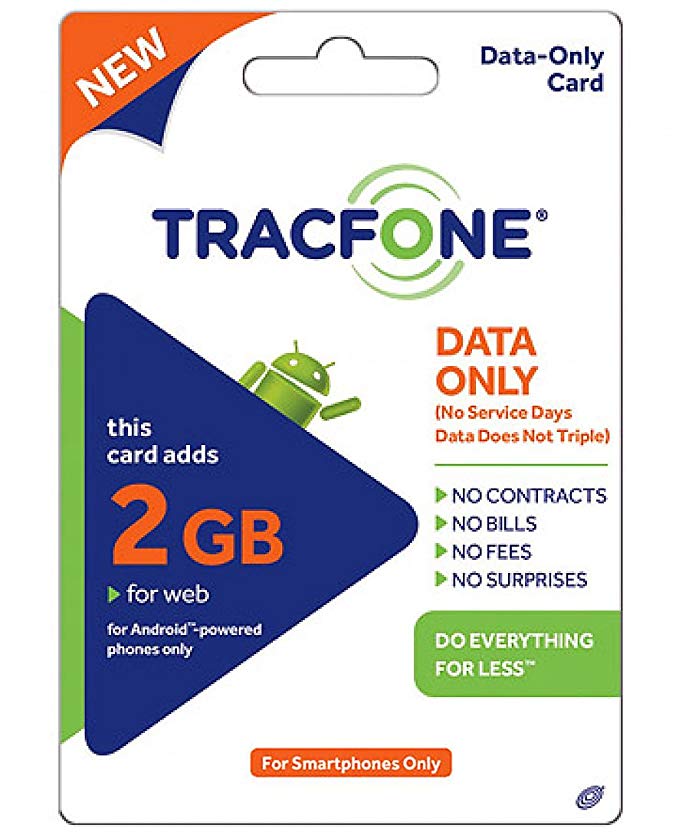 Tracfone Data 2GB Pin Add-On (Data Only For Android Smartphones)