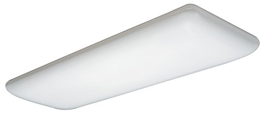 Lithonia Lighting 10642RE Four Foot Four Lamp T8 Fluorescent Litepuff, White