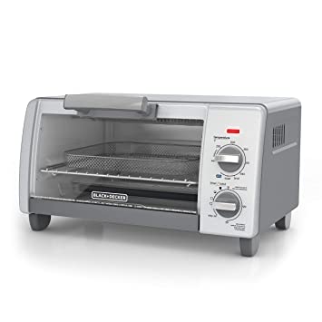 BLACK DECKER TO1785SG Crisp ‘N Bake Air Fry Toaster Oven, 4-Slice, Gray