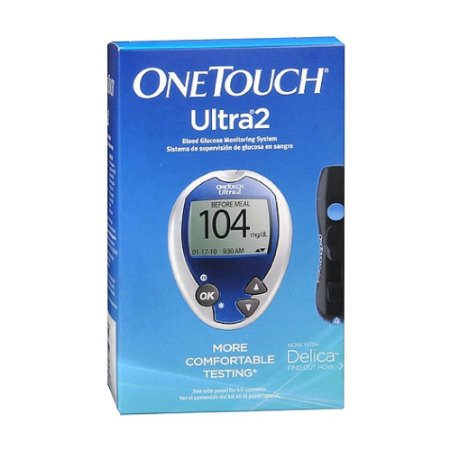 One Touch Ultra2 Blood Glucose Monitoring System, (Pack of 1)