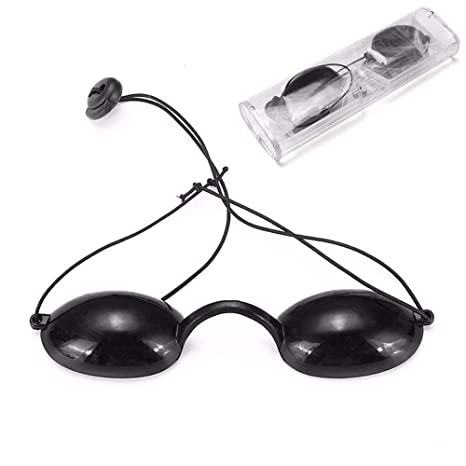 ANZESER Laser Safety Goggles 200~2000nm Typical Wavelength IPL Laser Beauty Clinic Patient, Black