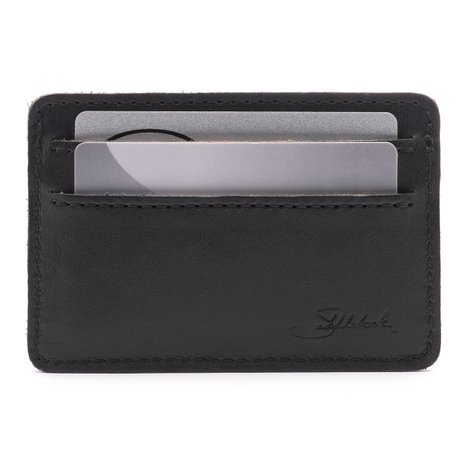 Saddleback Leather Front Pocket ID Wallet - Indestructible Thin Minimalist ID and Card Holder