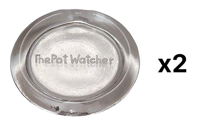 Fox Run Heat-Resistant Boil Alert The Pot Watcher Tempered Glass Disc (2-Pack)