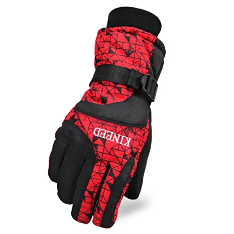 Eleter Ski Gloves for Men and Women, Waterproof Cycling Gloves Winter Gloves