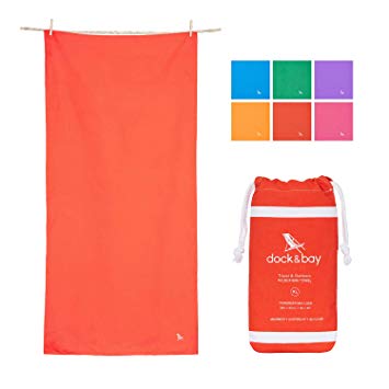 Microfibre Towel & Travel Pouch - Quick Dry, Lightweight, Compact (Extra Large 200x90cm, Large 160x80cm, Small 100x50cm) for travel, yoga, gym, sports, camping towel - As Seen On Dragons' Den